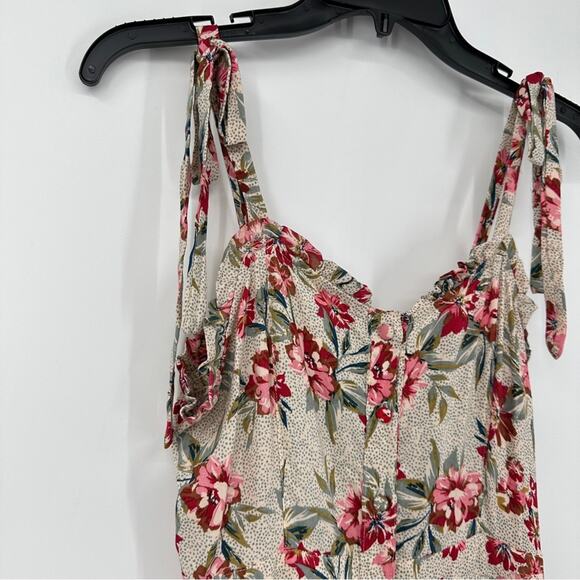 $11SALE!!! Angie Printed High Low Ruffle Hem Dress with Buttons Size S - Picture 7 of 8